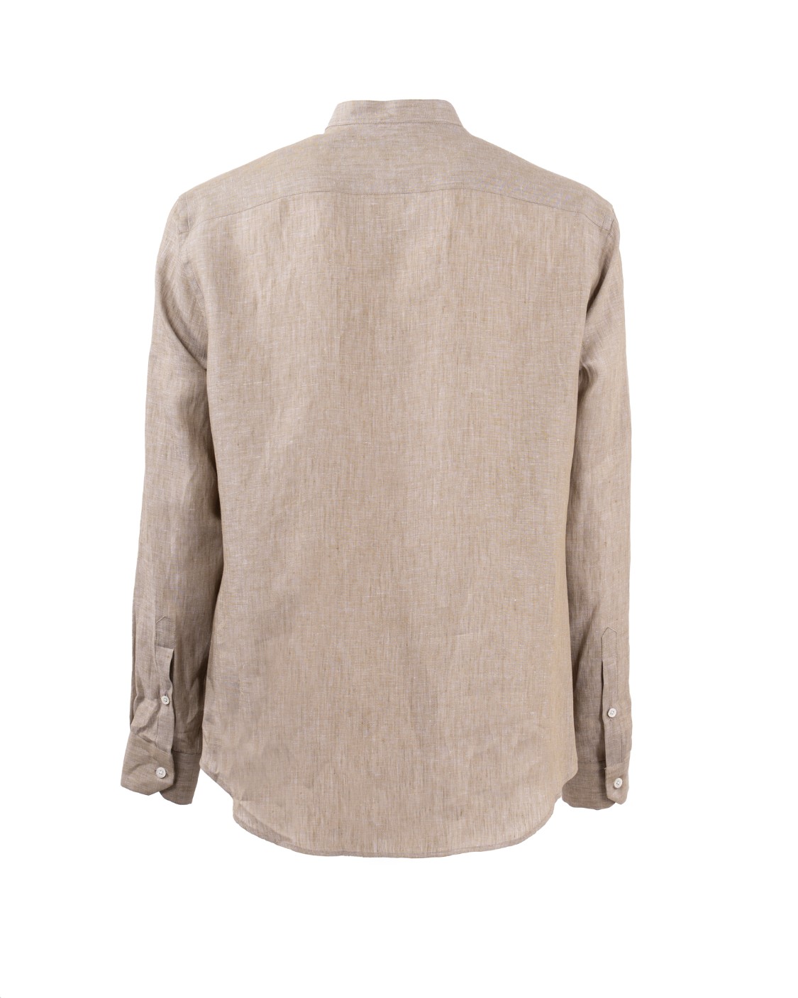 shop EMPORIO ARMANI  Camicia: Emporio Armani camicia collo guru in lino.
Brand logo.
Tinta unita.
Collo guru.
Maniche lunghe.
Polsini con bottoni.
Bottoni.
Chiusura sul fronte.
Composizione: 100% Lino.
Fabbricato in Albania.. 01SMGL 010F9-542 number 793336